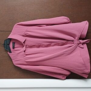 Tie front over piece